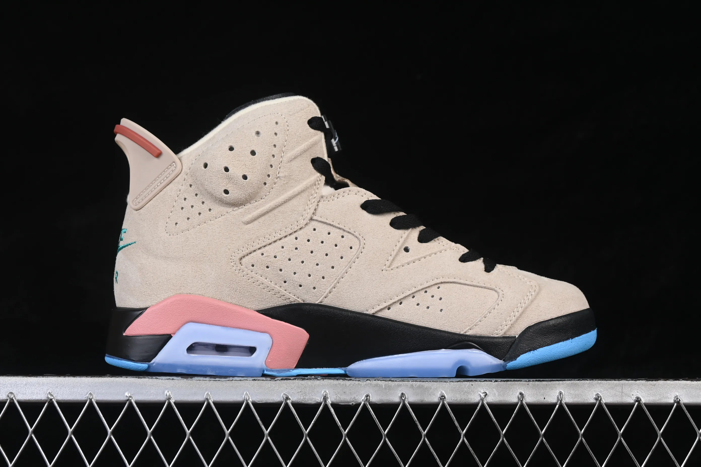 All categories Air Jordan Jordan series basketball shoes Air Jordan 6 A Ma Maniére x Air Jordan 6 Retro "Sail" AJ6 Joe 6 joint model Khaki IF3103-100